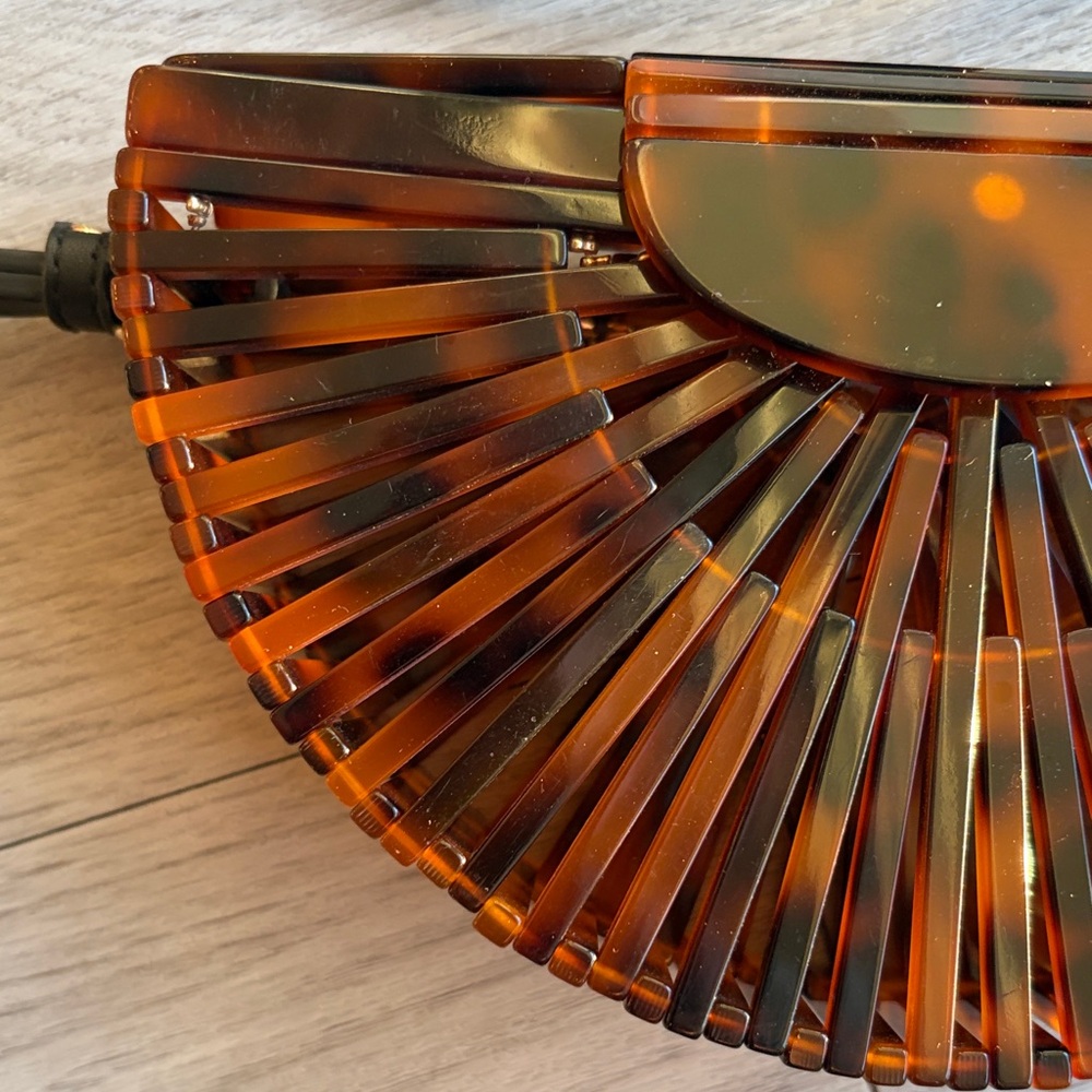 Source Unknown Tortoiseshell Crossbody Bag with B… - image 2